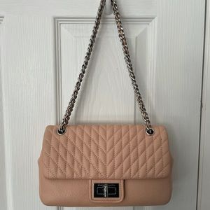 Karl Lagerfeld Agyness Quilted Leather Shoulder Bag